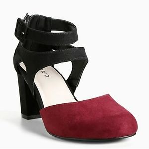 Torrid Block D'Orsay Heels (Wide Width) Size 12W